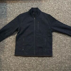Men’s Untuckit Navy fleece quarter zip